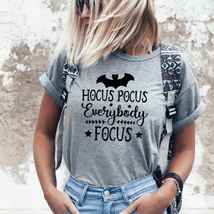 T-shirt Hocus Pocus Tout le monde Focus Enseignant Hallowe