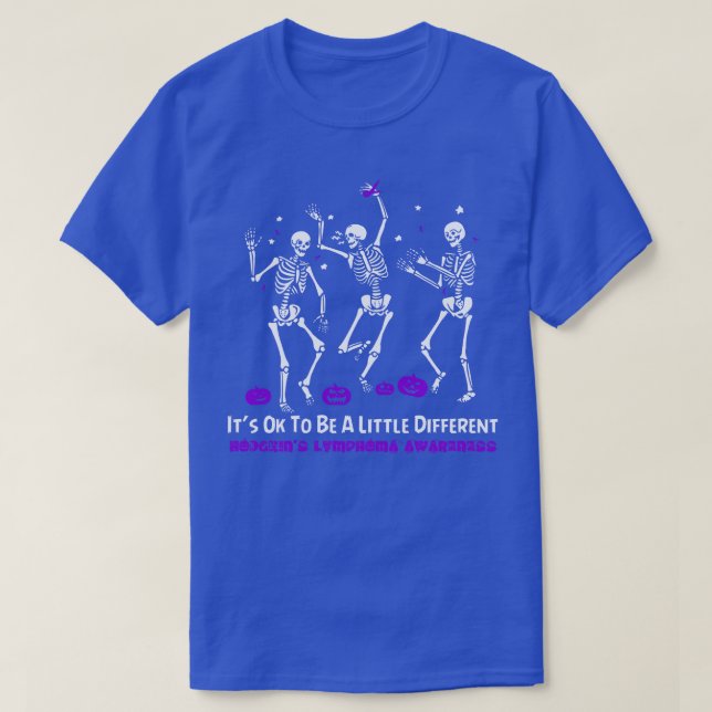 T-shirt Hodgkins Lymphoma Conscience Il Est Ok D'Être Un P (Design devant)