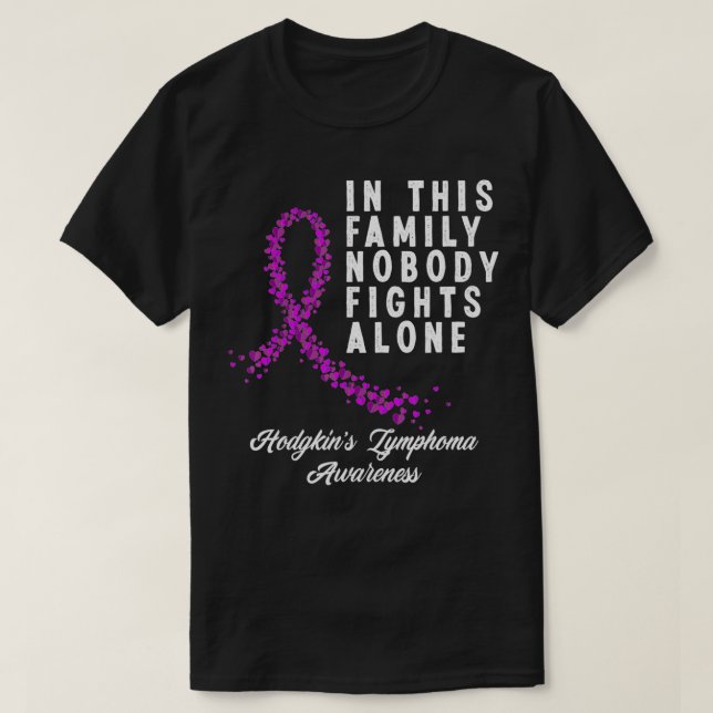 T-shirt Hodgkin's Lymphoma Warrior Hodgkin Lymphoma Awaren (Design devant)