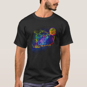 T-shirt Hodl Bitcoin BTC Crypto Miner À La Lune