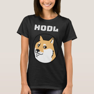 T-shirt HODL Dogecoin 2021 Cryptomonnaie Mème