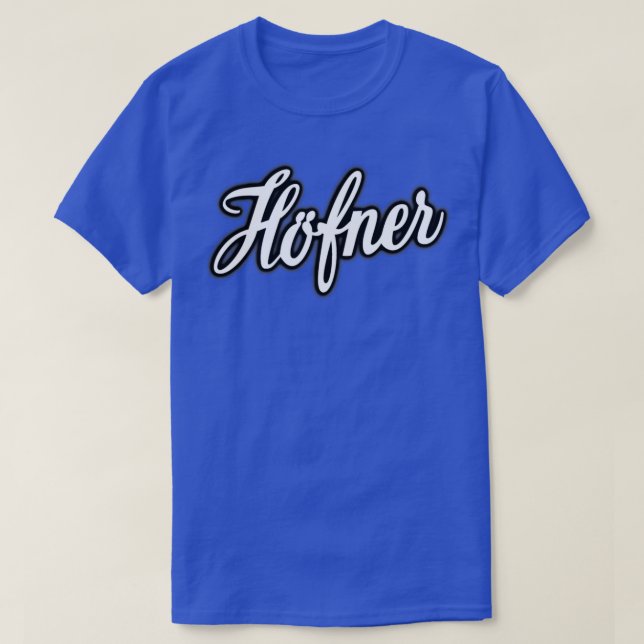 T-shirt Hofner   White  (Design devant)