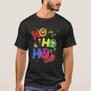 T-shirt Hoho Homo Gay Noël Père Noël L'amour est amour Lgb