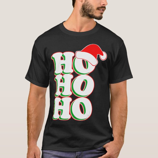 T-shirt HoHoHo Noël tenue de Noël Père Noël (Devant)
