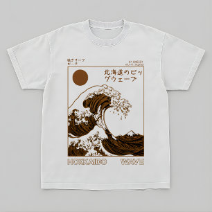 T-Shirt Hokkaido Wave – Art de Surf Japonais Vinta