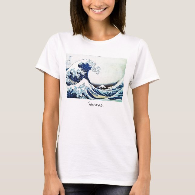 T-shirt Hokusai. (Devant)
