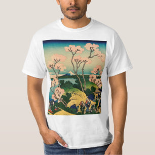 T-shirt Hokusai Katsushika - Goten-Yama Hill, Shinagawa
