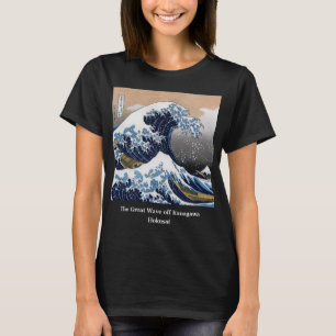 T-shirt Hokusai , "La grande vague de Kanagawa"