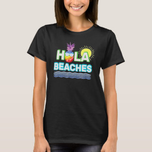 T-shirt Hola Beaches Vintage Holiday Beach Vacances