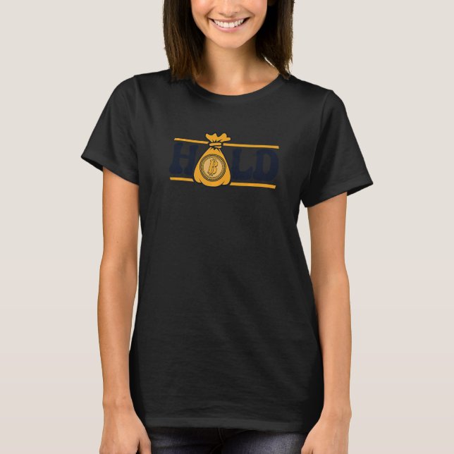 T-shirt Hold Crypto Cryptocurrency Blockchain Crypto Trade (Devant)