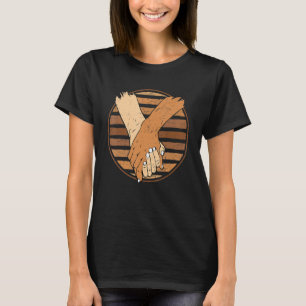 T-shirt Holding Hands Black History Mois BLM Melanin Coup