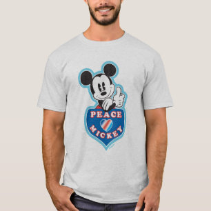T-shirt Holiday Mickey   Peace Love