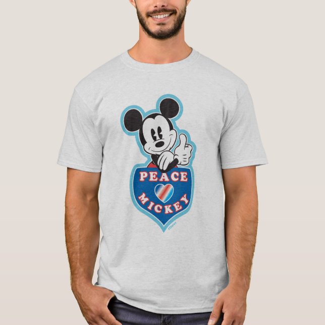 T-shirt Holiday Mickey | Peace Love (Devant)