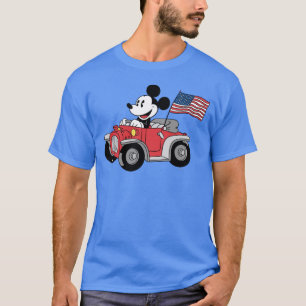 T-shirt Holiday Mickey   Rouge convertible