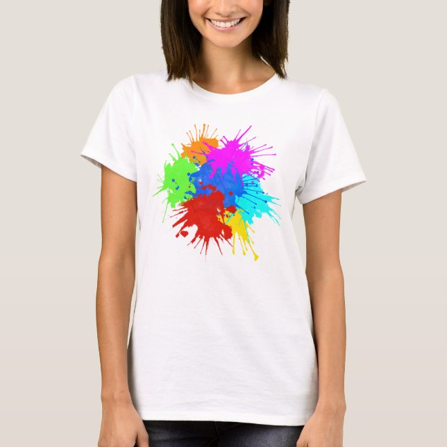 T-shirt holiES - éclabousse autour de 2 + vos idées (Devant)