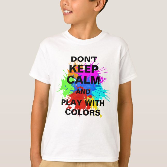 T-shirt holiES - éclabousse autour de 2 + vos idées (Devant)