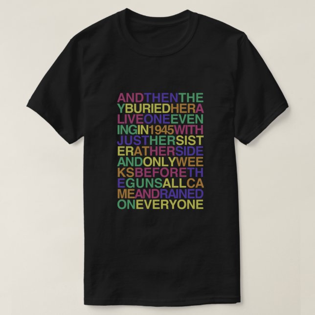 T-shirt Holland, 1945 - Hôtel de lait neutre équipé (Design devant)