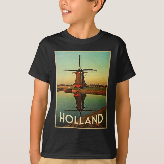 T-shirt Holland Windmill (Devant)