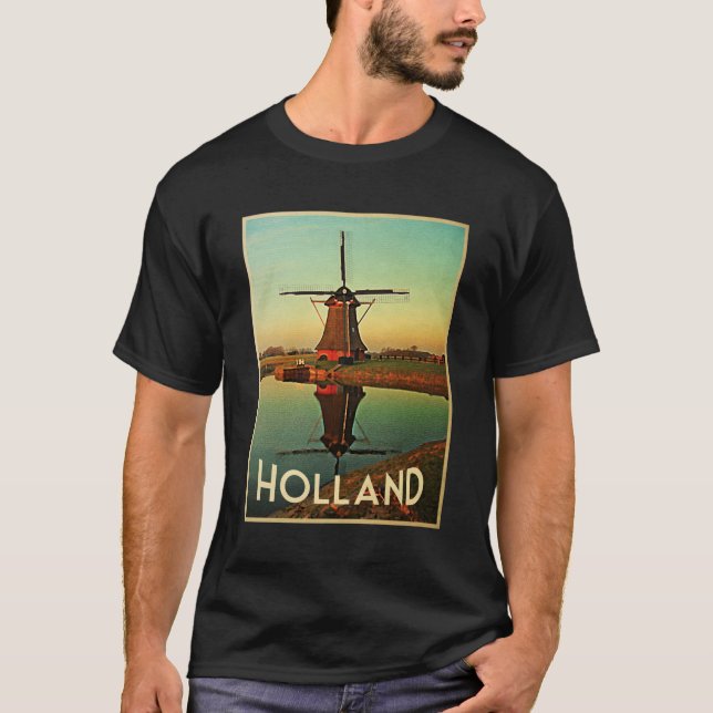 T-shirt Holland Windmill (Devant)