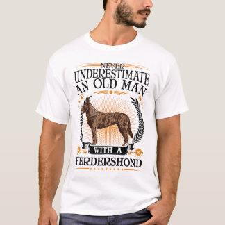 T-shirt Hollandse Herder Old Man Herdershond