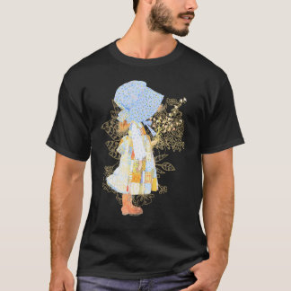 T-shirt Holly Hobbie Comté Fille Holding Fleurs Sweet V-N