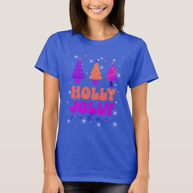 T-shirt Holly Jolly Vibes (Devant)