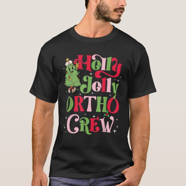 T-shirt Holly Xmas Jolly Ortho Infirmière Orthopédie de No (Devant)