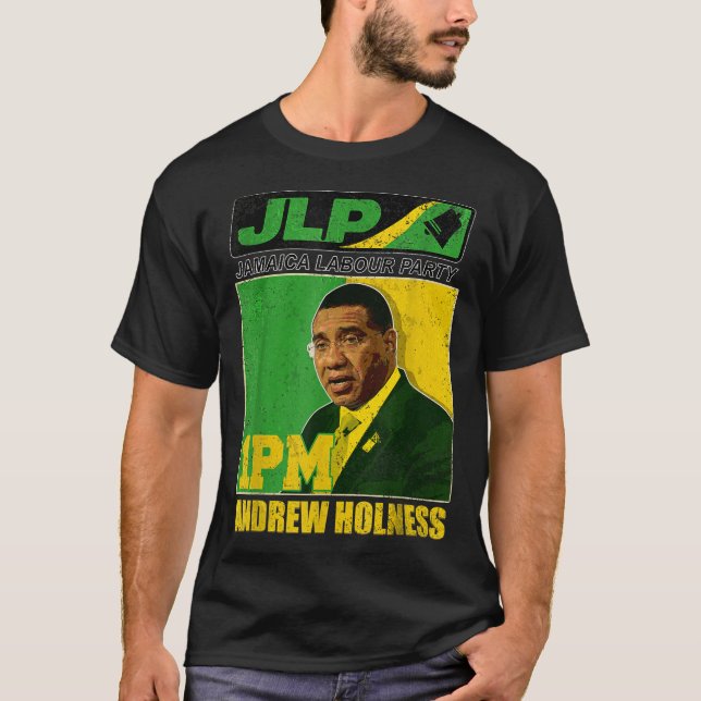 T-shirt Holness Jamaica Labour Party Laborite (Devant)