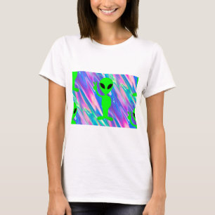 T-shirt Hologramme alien