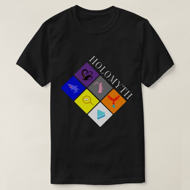 T-shirt Hololive EN Holomyth   (Design devant)