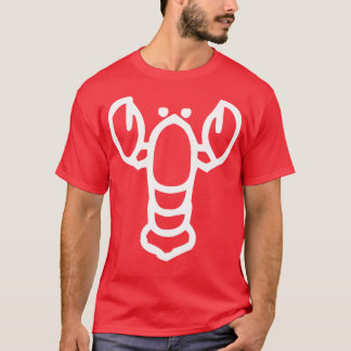 T-shirt Homard minimaliste