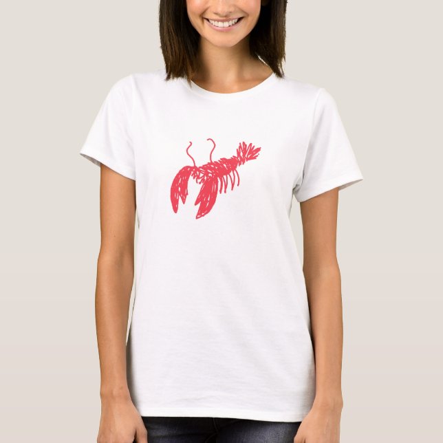 T-shirt Homard rouge (Devant)
