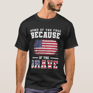 T-shirt Home Of The Free USA America