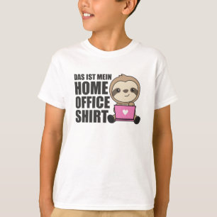 T-shirt Home Office La Faute De Chemise Fonctionne Sur L'O