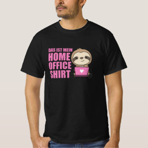 T-shirt Home Office La Faute De Chemise Fonctionne Sur L'O