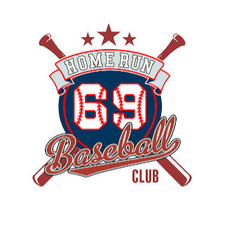 T-shirt Home Run 69 Baseball Club Funny Graphic Tee