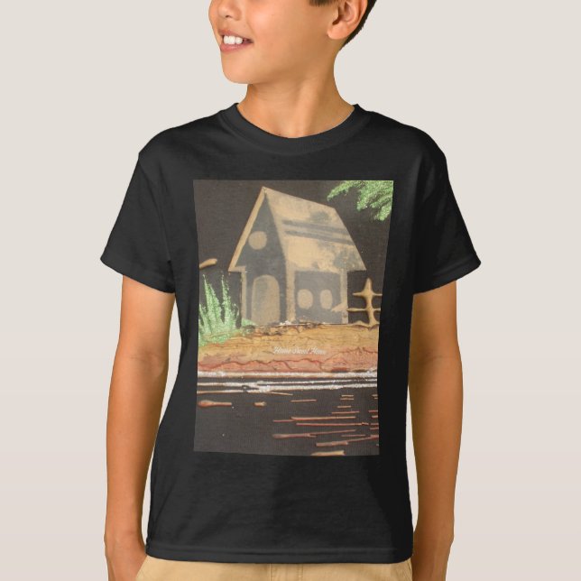 T-shirt Home Sweet Home Art Imprimer (Devant)