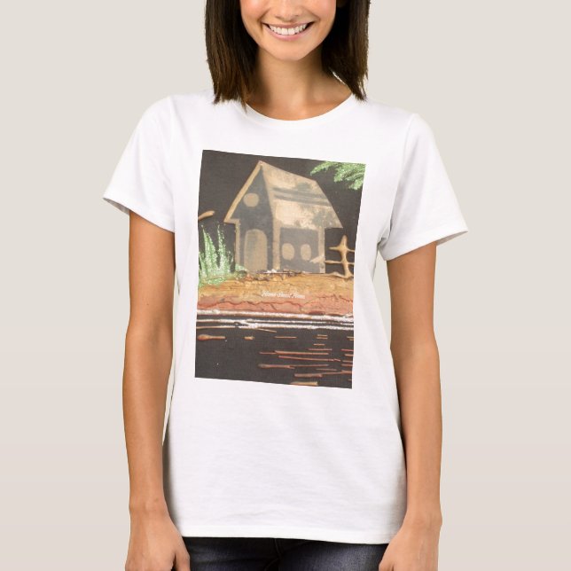 T-shirt Home Sweet Home Art Imprimer (Devant)