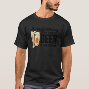 T-shirt Homebrey Est Ma Bière Hobby Est Mon Brassage Récom