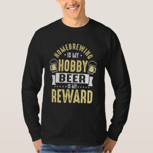T-shirt Homebrey Est Mon Hobby Fun Pun Master Jug