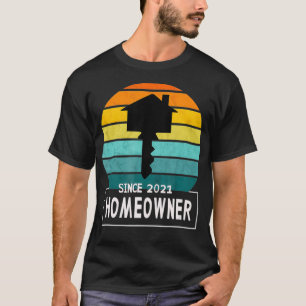 T-shirt Homeowner Since 2021 Vintage Real Estate _1