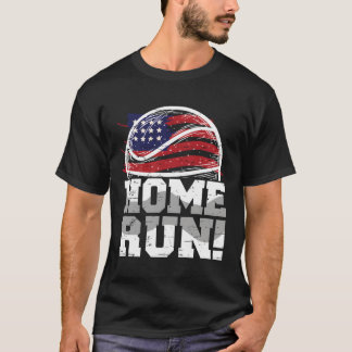 T-shirt Homerun Basketball Baseball Mash Up Hilarié Non