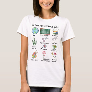 T-shirt Homeschool Motto Christian Homeschool Enseignant M