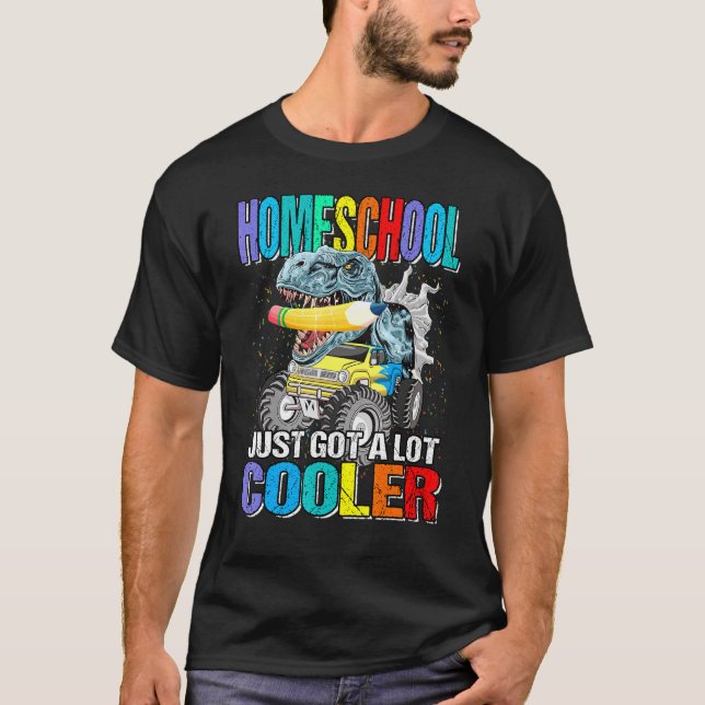 T-shirt Homeschool vient d'avoir beaucoup Glacière Monster (Devant)