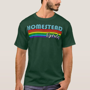 T-shirt Homestead Florida Pride Homestead LGBT Cadeau LGBT