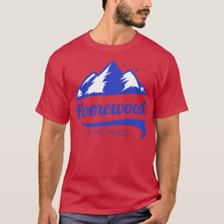 T-shirt Homewood Mountain ski Lake Tahoe California