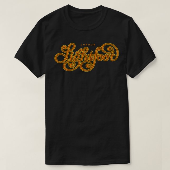 T-shirt Hommage à Gordon Lightfoot (Design devant)