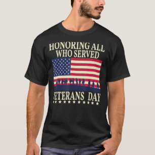 T-shirt Hommage à tous ceux qui ont servi le drapeau Day A