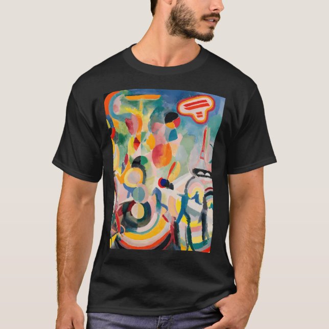 T-shirt Hommage De Robert Delaunay À Blriot (Devant)