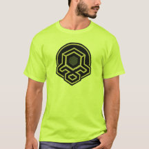 T-shirt homme à art avancé symétrique 3D